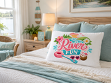 River Fun pillowcase