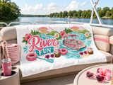 River Fun Beach Towel
