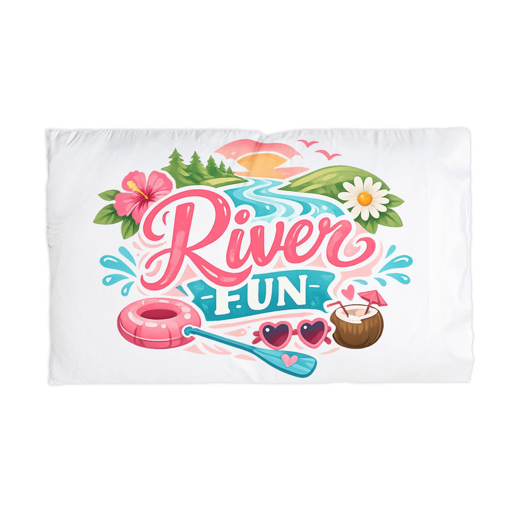 River Fun pillowcase
