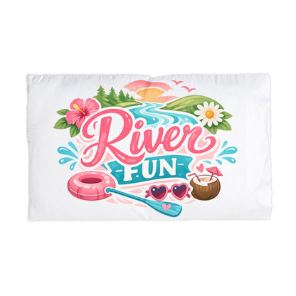 River Fun pillowcase