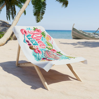 River Fun Beach Towel
